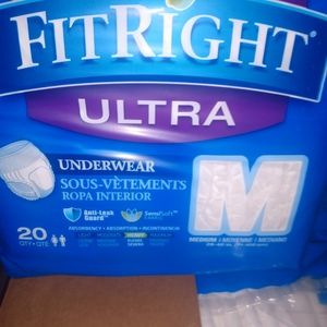 FitRight size m disposable adult diapers